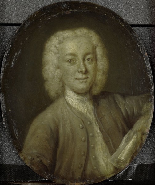 Portrait of Lucas Pater, Merchant and Poet in Amsterdam, 1732-1771. Creator: Jan Maurits Quinkhard.