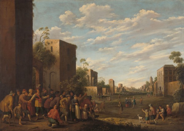 Housing the Poor, 1647. Creator: Joost Cornelisz Droochsloot.
