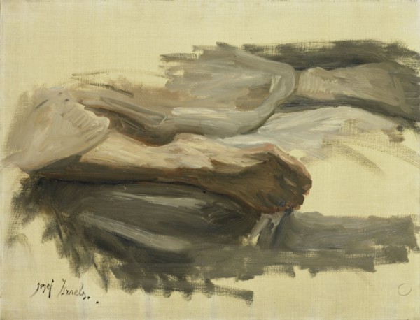 Saul's Legs, 1899. Creator: Jozef Israels.