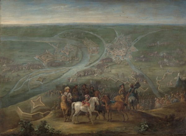 French Commanders at the Siege of Rheinberg, 1672, c.1675. Creator: Lambert de Hondt II.