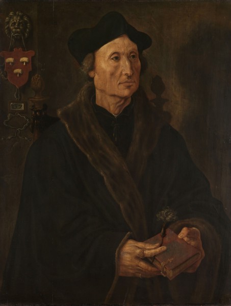 Portrait of Johannes Colmannus, Rector of the Convent of St. Agatha at Delft, c.1538-c.1540. Creator: Maerten van Heemskerck.