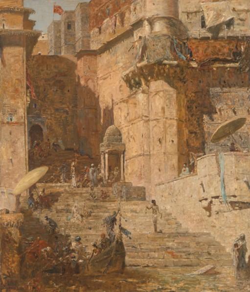 Benares, 1913, 1913. Creator: Marius Bauer.