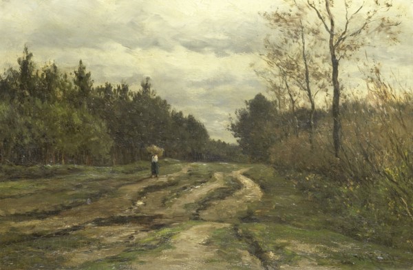 Country Road near Laren, (Province of North Holland), 1870-1897. Creator: Willem Roelofs.