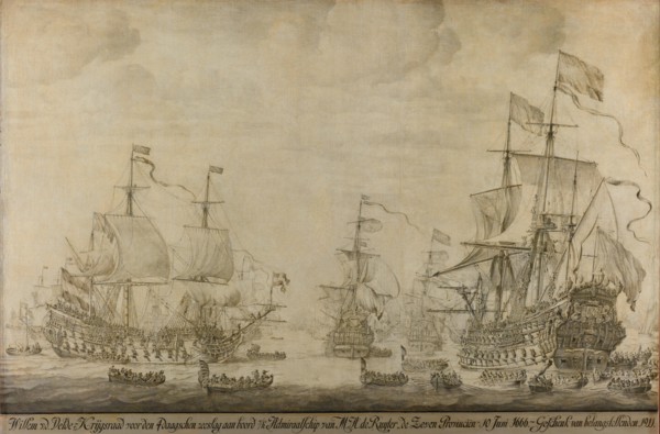 Council of War aboard "The Seven Provinces"
