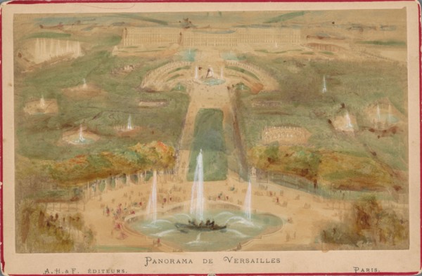 Panorama of Versailles, c.1880-c.1890. Creator: Unknown.