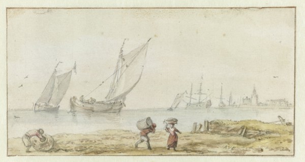 Stil water, 1631-1675. Creator: Allart van Everdingen.