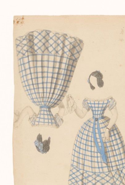 Cut out doll, 1845. Creator: Unknown.