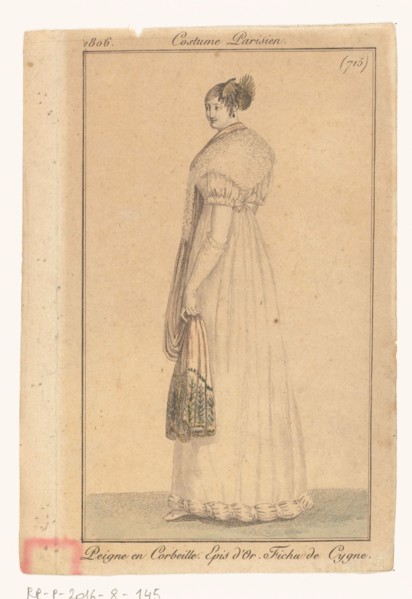 Journal of Ladies and Fashions, 1806. Creator: Unknown.