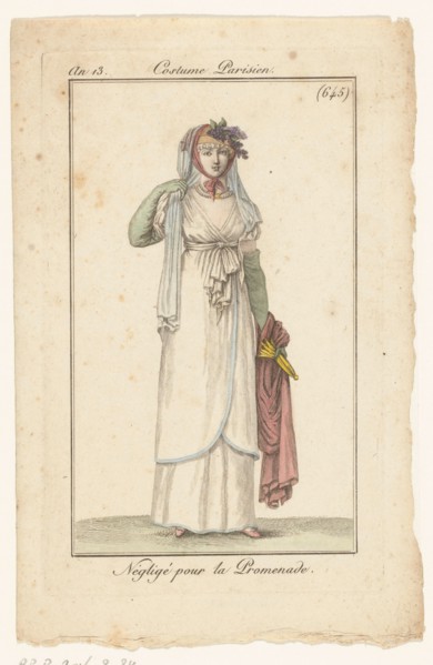 Journal of Ladies and Fashions, 1804-1805. Creator: Unknown.