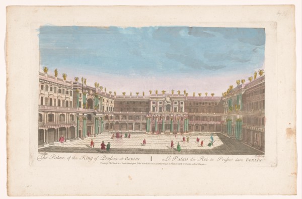 View of the Berliner Stadtschloss in Berlin, 1754-1799. Creator: Unknown.