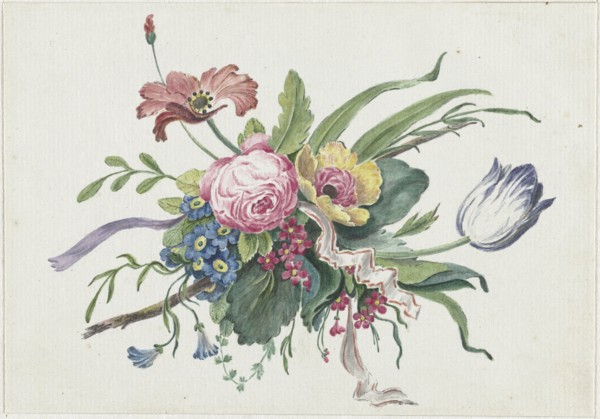 Flower arrangement, 1809. Creator: Catharina Wilhelmina Schweickhardt.