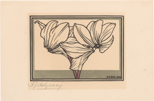 Cyclamen, 1920. Creator: Julie de Graag.