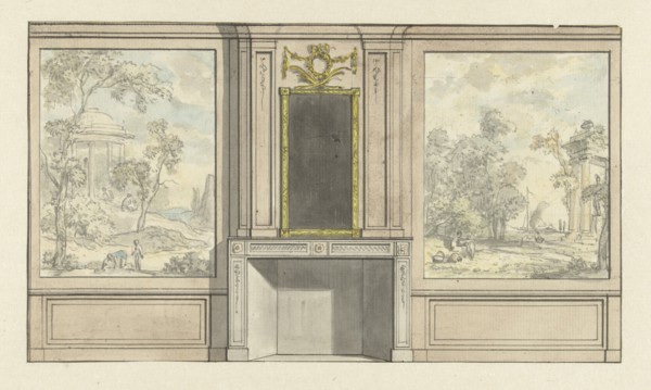Room wall design, c.1752-c.1819. Creator: Juriaan Andriessen.