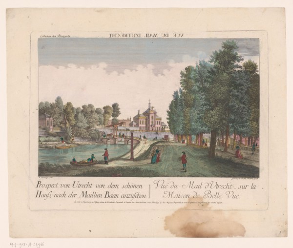 View of the Maliebaan in Utrecht, 1755-1779. Creator: Balthasar Friedrich Leizelt.