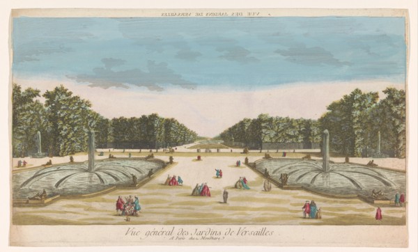 View of the Garden of Versailles, 1759-c.1796. Creator: Unknown.