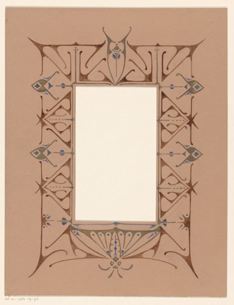Frame, 1884-1952. Creator: Reinier Willem Petrus de Vries.