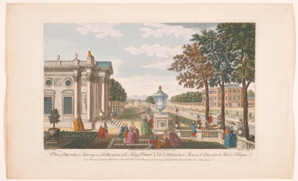 View of the Schloss Pillnitz, 1752. Creator: Stevens.