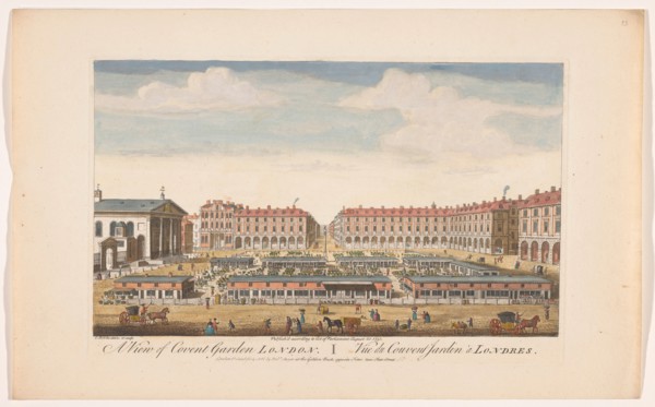 View of Covent Garden London, 1751. Creator: Thomas Bowles.