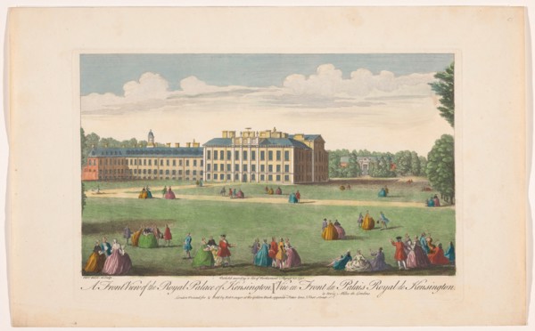 View of Kensington Palace in London, 1751. Creator: Fabr. Parr.