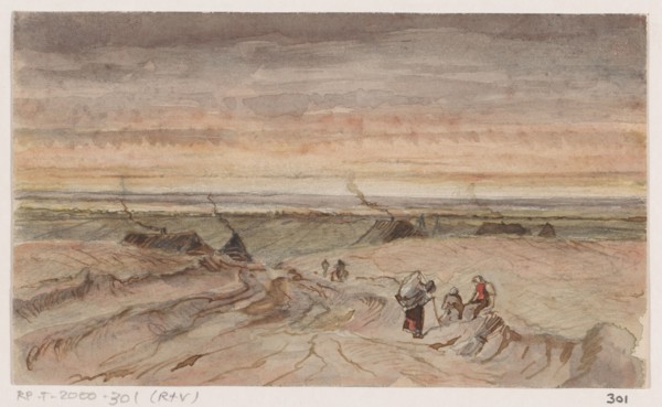 Heath-sketch, 1840-1880. Creator: Johannes Tavenraat.