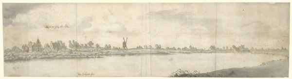 View of Kasteel Ooij, near Nijmegen, North Brabant, 1682. Creator: Josua de Grave.
