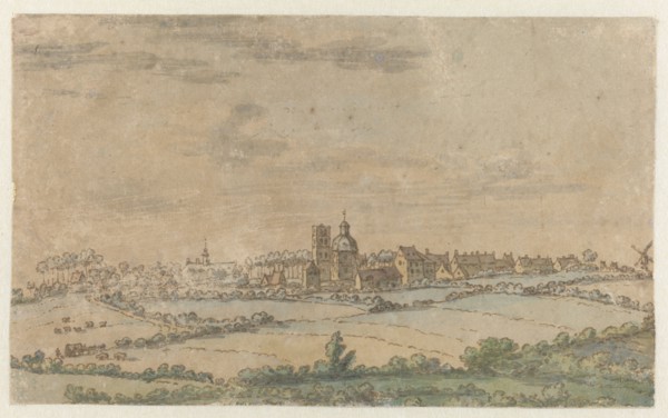 View of Scherpenheuvel, Flemish Brabant, c.1674. Creator: Josua de Grave.