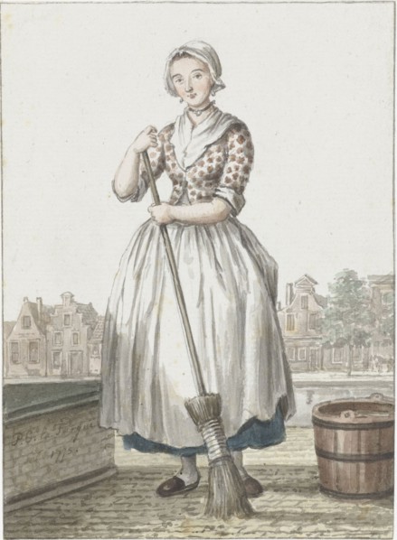 Maid from The Hague, 1775. Creator: Paulus Constantijn la Fargue.
