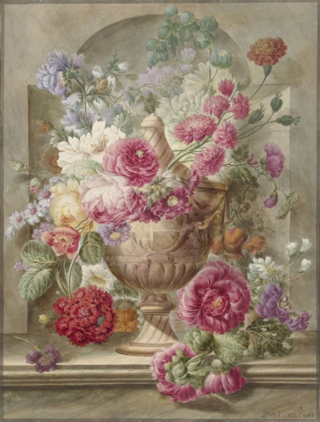 Vase with Flowers, 1745-1784. Creator: Pieter van Loo.