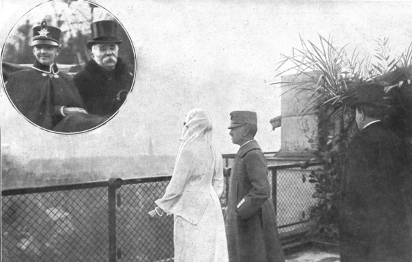 'Les chefs d'etat Allies a Paris; Pendant le sejour du roi d'Italie a Paris, du 19 au 21 dec...,1918 Creator: Unknown.