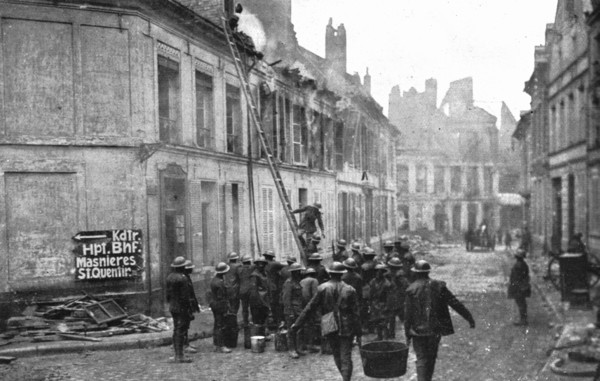 ''La Destruction de Cambrai; Cette destruction systematique de Cambrai...', 1918. Creator: Unknown.