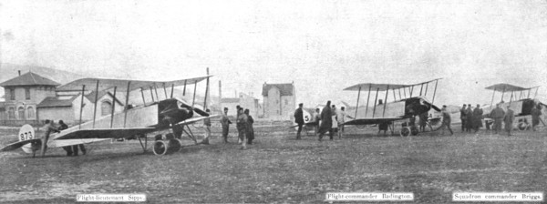 ''Ceux de l'air et ceux de la route; Un raid Anglais sur Friedrichshafe..., 1914. Creator: Unknown.