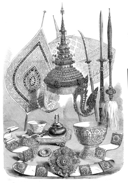 Presents from the Kings of Siam to Queen Victoria, 1857. Creator: Unknown.
