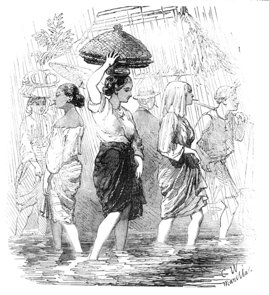 The Rainy Season, Manilla, 1857. Creator: C. W..