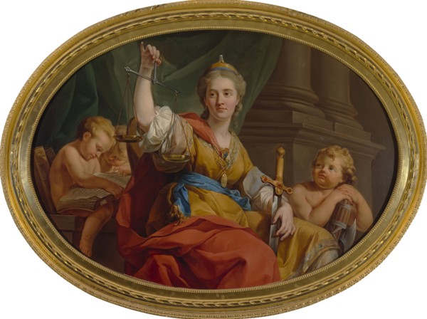 Allegory of Justice, 1776-1777. Creator: Bacciarelli, Marcello (1731-1818).