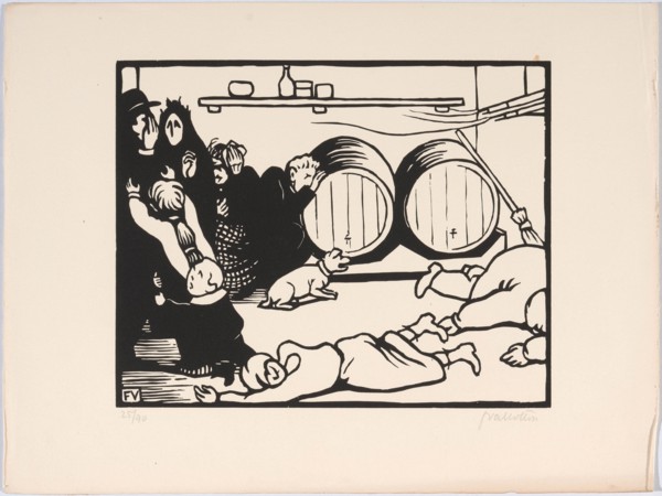 C'est la guerre (It's the war), 1915-1916. Creator: Vallotton, Felix Edouard (1865-1925).