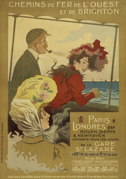 Chemins de fer de l'Ouest et de Brighton, 1905. Creator: Péan, René Louis (1875-1945).