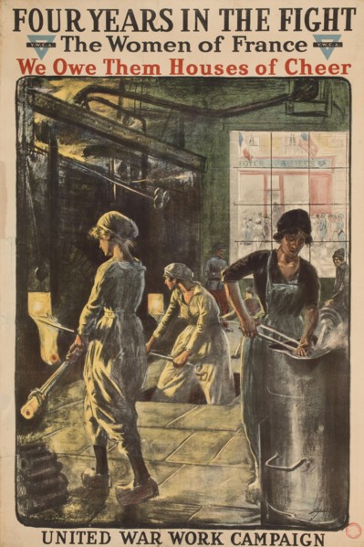 Four years in the fight - the women of France, 1918. Creator: Jonas, Lucien Hector (1880-1947).