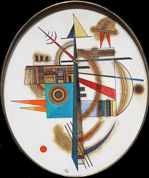 Oval n°2, 1925. Creator: Kandinsky, Wassily Vasilyevich (1866-1944).
