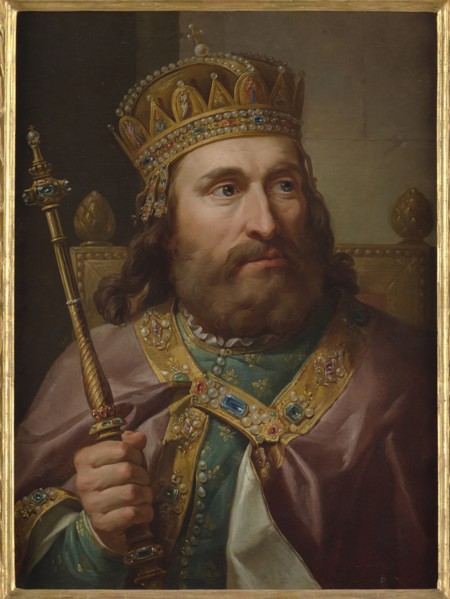 Portrait of Louis I of Hungary (1326-1382), 1768-1771. Creator: Bacciarelli, Marcello (1731-1818).