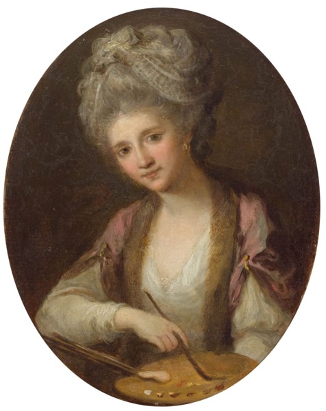 Self-portrait, 1780. Creator: Kauffmann, Angelika (1741-1807).