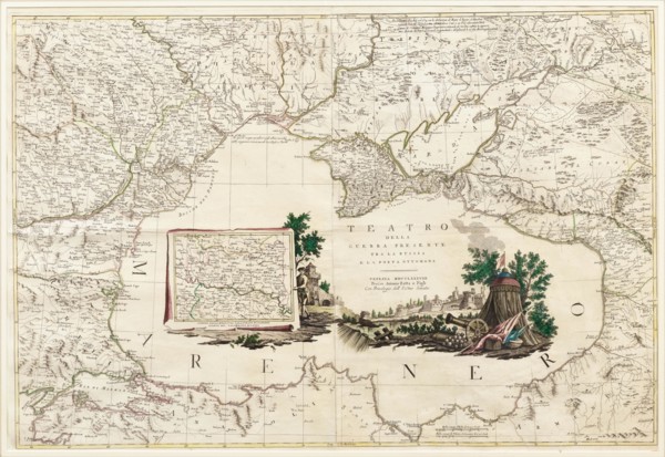 Teatro della Guerra presente tra la Russia e la Porta Ottomana, 1788. Creator: Zatta, Antonio (active 1757-1797).