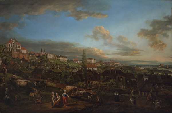 View of Warsaw with the Ordynacki Palace, 1772. Creator: Bellotto, Bernardo (1720-1780).