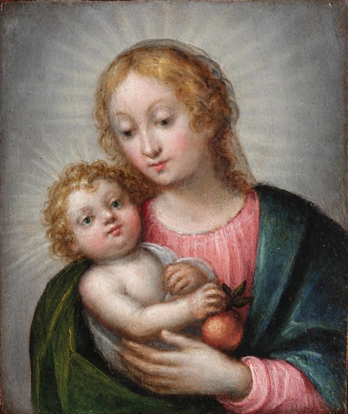 Virgin and Child. Creator: Caccia, Orsola Maddalena (1596-1676).