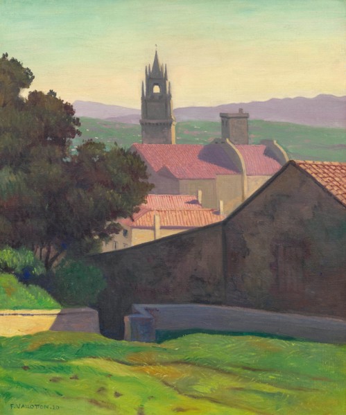 Vue d'Avignon, 1920. Creator: Vallotton, Felix Edouard (1865-1925).