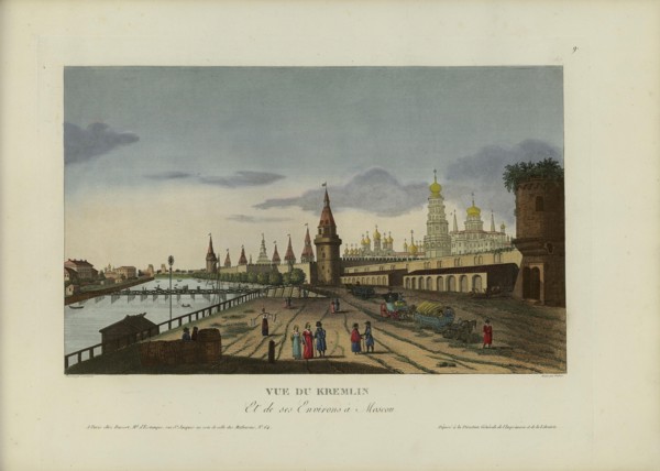 Vue du Kremlin et de ses environs à Moscou, 1817-1824. Creator: Courvoisier-Voisin, Henri (1757-1830).