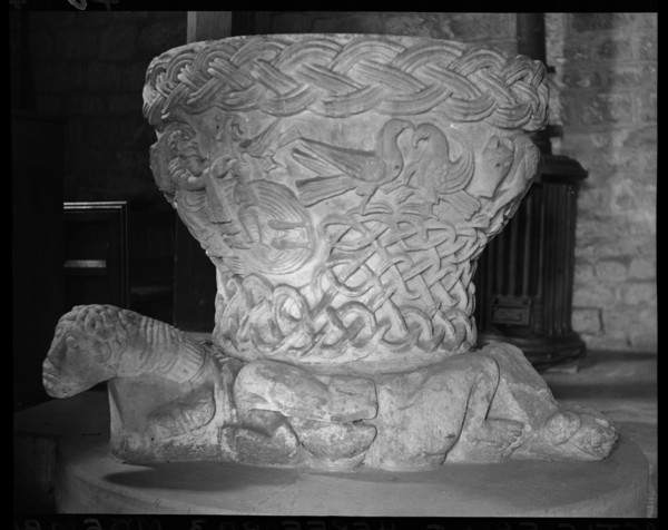 St Michael's Church, Castle Frome, Herefordshire, 1940-1949. Creator: Ethel Booty.