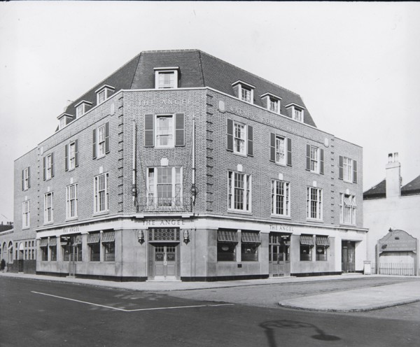 Angel Tavern, Fore Street, Edmonton, Enfield, Greater London Authority, 1930-1934. Creator: Unknown.