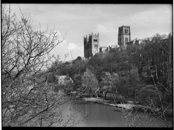 Durham Cathedral, Palace Green, Durham, County Durham, 1948. Creator: Margaret F Harker.