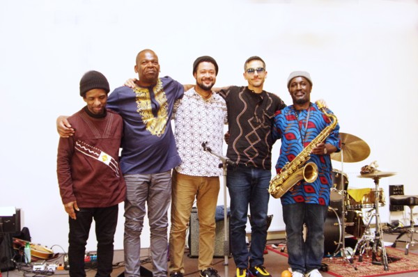 Basil Hodge Quintet and Tony Kofi, Jazz Africa, Loughton Methodist Church, Essex, Apr 2023. Creator: Brian O'Connor.