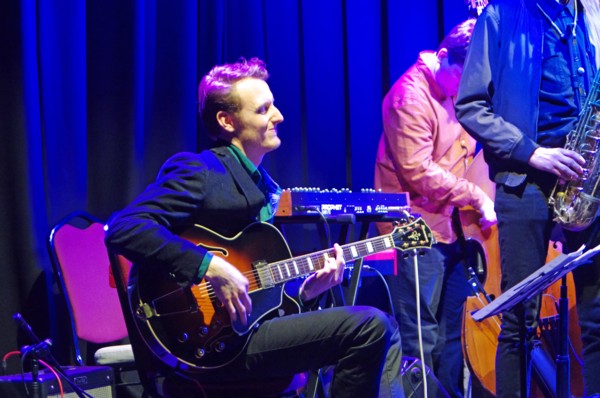 Fraser Smith Quartet, New Generation Jazz Festival Roadshow, Shoreham by Sea, Feb 2023. Creator: Brian O'Connor.